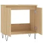 Armario de baño madera de ingeniería roble Sonoma 58x33x60 cm de vidaXL, Tocadores de baño - Ref: Foro24-831583, Precio: 56,5...