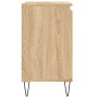 Armario de baño madera de ingeniería roble Sonoma 58x33x60 cm de vidaXL, Tocadores de baño - Ref: Foro24-831583, Precio: 57,3...