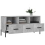 Mueble de TV madera de ingeniería gris hormigón 102x36x50 cm de vidaXL, Muebles TV - Ref: Foro24-829048, Precio: 63,59 €, Des...