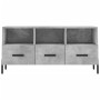 Mueble de TV madera de ingeniería gris hormigón 102x36x50 cm de vidaXL, Muebles TV - Ref: Foro24-829048, Precio: 63,59 €, Des...