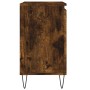 Armario de baño madera de ingeniería roble ahumado 58x33x60 cm de vidaXL, Tocadores de baño - Ref: Foro24-831585, Precio: 41,...