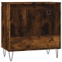 Armario de baño madera de ingeniería roble ahumado 58x33x60 cm de vidaXL, Tocadores de baño - Ref: Foro24-831585, Precio: 41,...