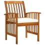 Sillas de comedor jardín 2 uds con cojines madera maciza acacia de vidaXL, Sillas de jardín - Ref: Foro24-312128, Precio: 179...