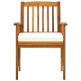 Sillas de comedor jardín 2 uds con cojines madera maciza acacia de vidaXL, Sillas de jardín - Ref: Foro24-312128, Precio: 179...