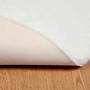 Alfombra de Piel Sintética de Conejo Olite Ø 160 cm Poliéster en Alfombras | Comprar online en Foru.es