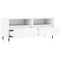 Mueble para TV madera contrachapada blanco 100x34,5x44,5 cm de vidaXL, Muebles TV - Ref: Foro24-831228, Precio: 75,92 €, Desc...