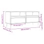 Mueble para TV madera contrachapada blanco 100x34,5x44,5 cm de vidaXL, Muebles TV - Ref: Foro24-831228, Precio: 75,92 €, Desc...