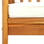 Sillas de comedor jardín 2 uds con cojines madera maciza acacia de vidaXL, Sillas de jardín - Ref: Foro24-312128, Precio: 179...