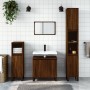 Armario de baño madera de ingeniería marrón roble 58x33x60 cm de vidaXL, Tocadores de baño - Ref: Foro24-831595, Precio: 44,1...