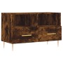 Mueble para TV madera contrachapada roble ahumado 80x36x50 cm de vidaXL, Muebles TV - Ref: Foro24-828961, Precio: 46,57 €, De...