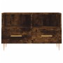 Mueble para TV madera contrachapada roble ahumado 80x36x50 cm de vidaXL, Muebles TV - Ref: Foro24-828961, Precio: 46,57 €, De...