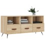 Mueble de TV madera de ingeniería roble Sonoma 102x36x50 cm de vidaXL, Muebles TV - Ref: Foro24-829007, Precio: 78,42 €, Desc...