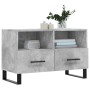 Mueble para TV madera contrachapada gris hormigón 80x36x50 cm de vidaXL, Muebles TV - Ref: Foro24-829000, Precio: 56,80 €, De...