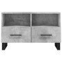 Mueble para TV madera contrachapada gris hormigón 80x36x50 cm de vidaXL, Muebles TV - Ref: Foro24-829000, Precio: 56,80 €, De...