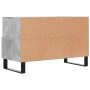 Mueble para TV madera contrachapada gris hormigón 80x36x50 cm de vidaXL, Muebles TV - Ref: Foro24-829000, Precio: 56,80 €, De...