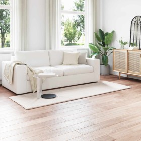 Alfombra de Piel Sintética de Conejo Olite Crema 80 x 250 cm en Alfombras | Comprar online en Foru.es