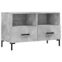 Mueble para TV madera contrachapada gris hormigón 80x36x50 cm de vidaXL, Muebles TV - Ref: Foro24-828976, Precio: 67,82 €, De...