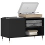 Mueble de discos madera de ingeniería negro 85x38x48 cm de vidaXL, Almacenamiento para CD y DVD - Ref: Foro24-831693, Precio:...