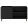 Mueble de discos madera de ingeniería negro 85x38x48 cm de vidaXL, Almacenamiento para CD y DVD - Ref: Foro24-831693, Precio:...