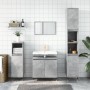 Armario de baño madera de ingeniería gris hormigón 58x33x60 cm de vidaXL, Tocadores de baño - Ref: Foro24-831576, Precio: 43,...