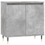 Armario de baño madera de ingeniería gris hormigón 58x33x60 cm de vidaXL, Tocadores de baño - Ref: Foro24-831576, Precio: 43,...