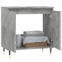 Armario de baño madera de ingeniería gris hormigón 58x33x60 cm de vidaXL, Tocadores de baño - Ref: Foro24-831576, Precio: 43,...