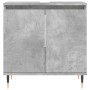 Armario de baño madera de ingeniería gris hormigón 58x33x60 cm de vidaXL, Tocadores de baño - Ref: Foro24-831576, Precio: 43,...