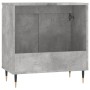 Armario de baño madera de ingeniería gris hormigón 58x33x60 cm de vidaXL, Tocadores de baño - Ref: Foro24-831576, Precio: 43,...
