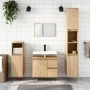 Armario de baño madera contrachapada roble Sonoma 65x33x60 cm de vidaXL, Tocadores de baño - Ref: Foro24-831607, Precio: 77,5...