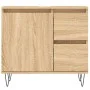 Armario de baño madera contrachapada roble Sonoma 65x33x60 cm de vidaXL, Tocadores de baño - Ref: Foro24-831607, Precio: 77,5...
