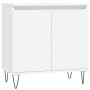 Armario de baño madera de ingeniería blanco 58x33x60 cm de vidaXL, Tocadores de baño - Ref: Foro24-831580, Precio: 45,12 €, D...