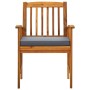 Sillas de comedor jardín 2 uds con cojines madera maciza acacia de vidaXL, Sillas de jardín - Ref: Foro24-312130, Precio: 173...