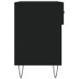 Banco zapatero madera de ingeniería negro 102x35x55 cm de vidaXL, Zapateros y organizadores de calzado - Ref: Foro24-829733, ...