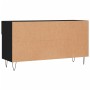 Banco zapatero madera de ingeniería negro 102x35x55 cm de vidaXL, Zapateros y organizadores de calzado - Ref: Foro24-829733, ...
