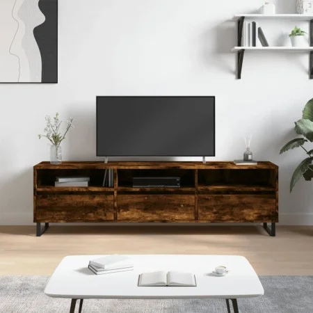 TV-Schrank aus geräuchertem Eichensperrholz, 150 x 30 x 44,5 cm von vidaXL, TV-Möbel - Ref: Foro24-831305, Preis: 97,77 €, Ra...