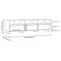 TV-Schrank aus geräuchertem Eichensperrholz, 150 x 30 x 44,5 cm von vidaXL, TV-Möbel - Ref: Foro24-831305, Preis: 97,77 €, Ra...