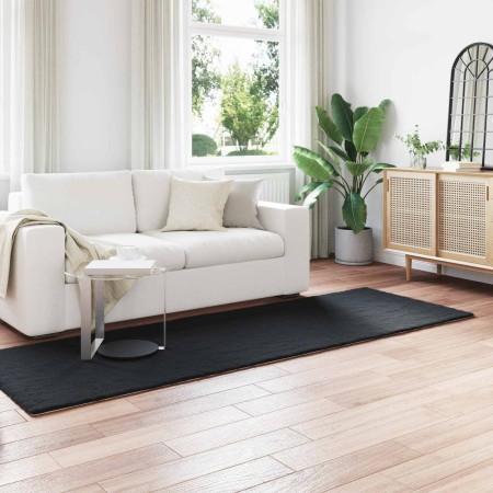 Alfombra de Piel Sintética de Conejo Olite Negro 80 x 250 cm en Alfombras | Comprar online en Foru.es