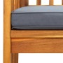Sillas de comedor jardín 3 uds con cojines madera maciza acacia de vidaXL, Sillas de jardín - Ref: Foro24-312131, Precio: 279...