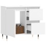 Armario de baño madera contrachapada blanco 65x33x60 cm de vidaXL, Tocadores de baño - Ref: Foro24-831596, Precio: 70,75 €, D...