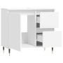 Armario de baño madera contrachapada blanco 65x33x60 cm de vidaXL, Tocadores de baño - Ref: Foro24-831596, Precio: 70,75 €, D...