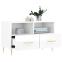Mueble de TV madera contrachapada blanco brillo 80x36x50 cm de vidaXL, Muebles TV - Ref: Foro24-828958, Precio: 47,84 €, Desc...