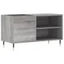 Sonoma gray engineered wood record cabinet 85x38x48 cm by vidaXL, CD and DVD storage - Ref: Foro24-831698, Price: 44,99 €, Di...