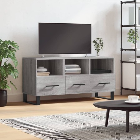 Mueble de TV madera de ingeniería gris Sonoma 102x36x50 cm de vidaXL, Muebles TV - Ref: Foro24-829066, Precio: 85,38 €, Descu...