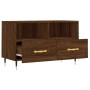 Mueble para TV madera contrachapada roble marrón 80x36x50 cm de vidaXL, Muebles TV - Ref: Foro24-828955, Precio: 53,86 €, Des...
