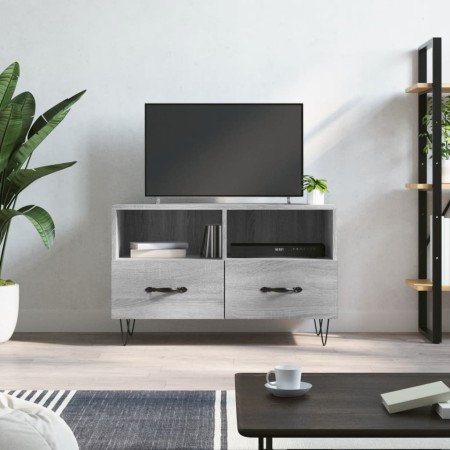 Mueble de TV madera de ingeniería gris Sonoma 80x36x50 cm de vidaXL, Muebles TV - Ref: Foro24-828970, Precio: 47,72 €, Descue...