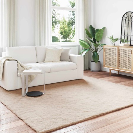 Alfombra de Piel Sintética de Conejo Olite Taupé 240 x 240 cm en Alfombras | Comprar online en Foru.es