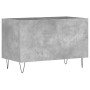 Mueble discos madera contrachapada gris hormigón 74,5x38x48 cm de vidaXL, Almacenamiento para CD y DVD - Ref: Foro24-831728, ...