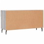 Banco zapatero madera de ingeniería gris Sonoma 102x35x55 cm de vidaXL, Zapateros y organizadores de calzado - Ref: Foro24-82...