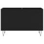 Mueble para discos madera contrachapada negro 74,5x38x48 cm de vidaXL, Almacenamiento para CD y DVD - Ref: Foro24-831725, Pre...