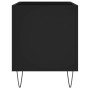 Mueble para discos madera contrachapada negro 74,5x38x48 cm de vidaXL, Almacenamiento para CD y DVD - Ref: Foro24-831725, Pre...